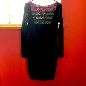 Black Pretty little thing long sleeve shorts jumpsuit with cut open top